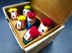 mini chinese dolls in box a